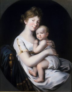 Princesse héritière Luise von Preussen avec le prince héritier Friedrich Wilhelm IV, 1796