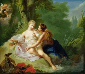 Jupiter déguisé en Diane séduisant Callisto, vers 1756