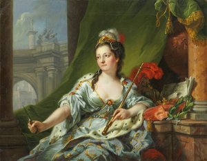 La muse Melpomene (les neuf muses, 1771) - Johann Heinrich Tischbein