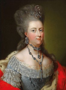Portrait de la margrave Philippine de Brandebourg-Schwedt 1745-1800, landgrave de Hesse-Cassel - Johann Heinrich Tischbein