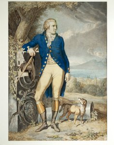 Portrait de Johann Wolfgang von Goethe à la campagne