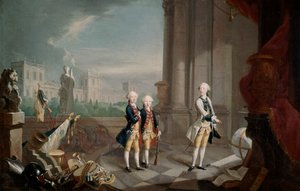 Les fils de Frédéric II de Hesse-Cassel Landgrave, 1770-1829 - Johann Heinrich Wilhelm Tischbein