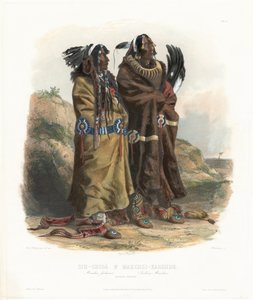 Sih-Chidä et Mahchsi-Karehde - Johann Hürlimann, after Karl Bodmer