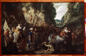 La prédication de saint Jean Baptiste - Johann Hulsman