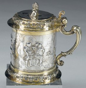 Chope, Danzig, vers 1680 (argent partiellement doré) - Johann II Rohde