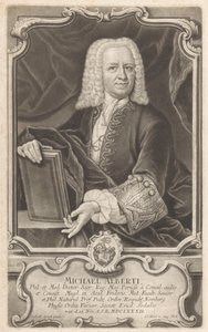 Portrait de Michael Alberti - Johann Jacob Haid