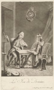 Le jeu de domino - Johann Jacobus Haid