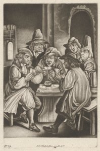 Hommes jouant aux cartes