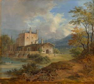 Forge dans les montagnes - Johann Jakob Dorner der Jüngere