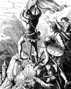 Otto I de Bavière empêche une défaite de l