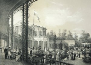 La gare de Pavlovsk, 1840-1850 - Johann Jakob Meier