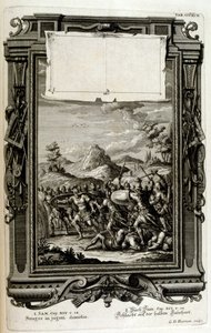 Hébreux en bataille; (livre de Samuel) - Johann Jakob Scheuchzer