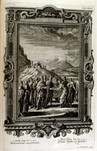 Offrandes faites aux Philistins - Johann Jakob Scheuchzer