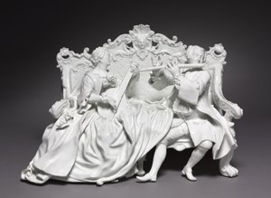 Groupe de crinoline : Musiciens, manufacture Meissen Porcelain Factory, Allemagne, c.1737 - Johann Joachim Kändler