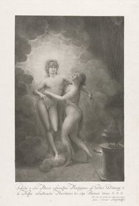 Allégorie sur le mariage de Guillaume V et Wilhelmine de Prusse, 1767 - Johann Joseph Friedrich Langenhöffel