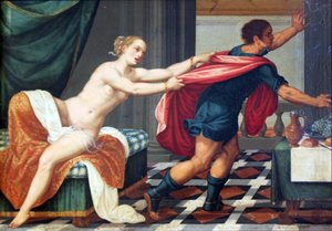 Allemand : Joseph und Potiphars Weib Joseph et la femme de Potiphar