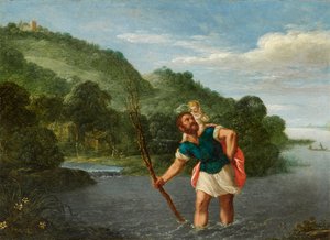 Saint Christophe portant l
