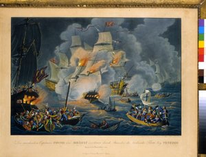 Bataille de Ténédos, 27 octobre 1822 - Johann Lorenz Rugendas