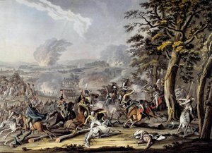 Vue de la bataille de Friedland - Johann Lorenz Rugendas