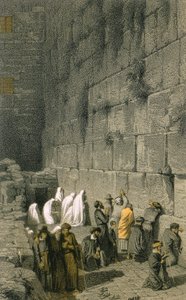 Le Mur Occidental à Jérusalem - Johann Martin Bernatz