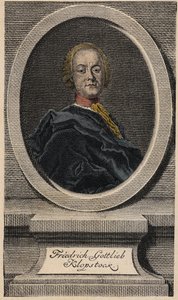 Friedrich Gottlieb Klopstock (1724-1803), poète allemand - Johann Martin Bernigeroth