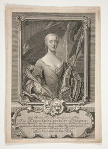 Portrait de Marie Anne Catherine von Veltheim
