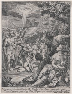 Le Baptême du Christ - Johann Matthias Kager