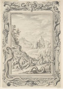 Étude pour Serpents envoyés pour détruire les pécheurs, Planche 360, Physica Sacra