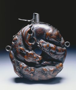 Flasque à poudre, c.1680 - Johann Michael Maucher