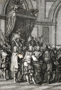 Représentation de Guillaume Ier (ou Guillaume II, comte de Hollande) (1227-1256) en 1255 Gravure de Johann Michael Mettenleiter (1765-1853) 1800 Collection privée - Johann Michael Mettenleiter