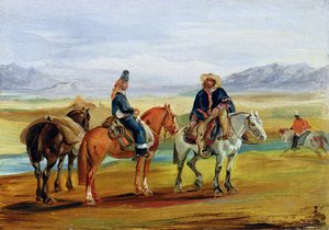 Huasos chiliens, vers 1836