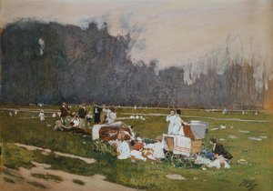 Dans la prairie - Johann Nepomuk Geller