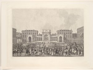 Inauguration du roi Guillaume Ier à Bruxelles, 1815