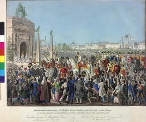 Entrée de Franz I le 16.6.1814 à Vienne