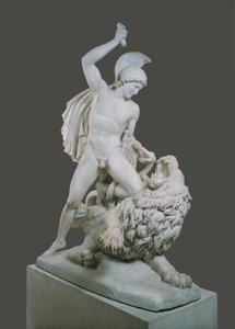 Bellérophon combattant la Chimère - Johann Nepomuk Schaller
