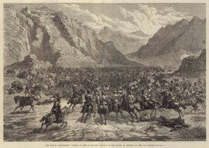 La guerre en Afghanistan, charge de la 2e cavalerie du Punjab lors de l
