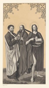 Saint Barthélemy, Thomas et Jean-Baptiste (Galerie des Frères Boisserée) - Johann Nepomuk Strixner