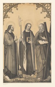 Saint Jacques le Mineur, Matthieu et André - Johann Nepomuk Strixner