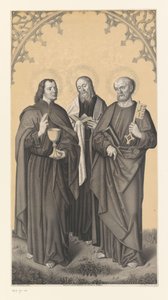 Saint Jean, Matthieu et Pierre - Johann Nepomuk Strixner