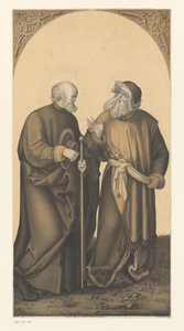 Saint Joseph et Joachim (Série: Œuvres de la collection des frères Boisserée, Galerie des Frères Boisserée) - Johann Nepomuk Strixner