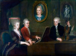 La famille Mozart, 1780-1781 - Johann Nepomuk della Croce