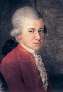 Wolfgang Amadeus Mozart (1756-1791) - Détail par Johann Nepomuk della Croce