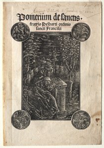 Pelbart de Temesvar étudiant dans un jardin - Johann Otmar