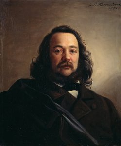 Portrait de Ferdinand Freiligrath 1810-1876, 1851 - Johann Peter Hasenclever