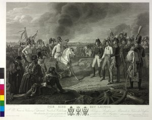 Bataille de Leipzig - Johann Peter Krafft