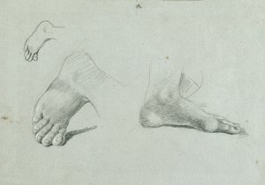 Étude de pied - Johann Peter Krafft