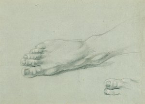 Étude de pied pour "Arindal et Daura"