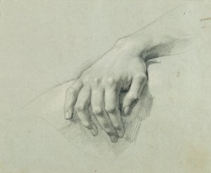 Étude de main pour "Arindal et Daura"