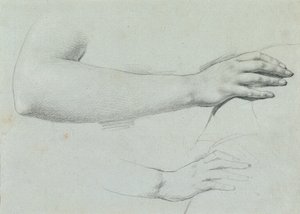 Étude de main pour "Arindal et Daura"