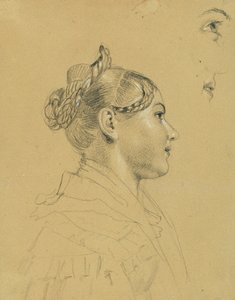 Étude de fille pour "Retour de l